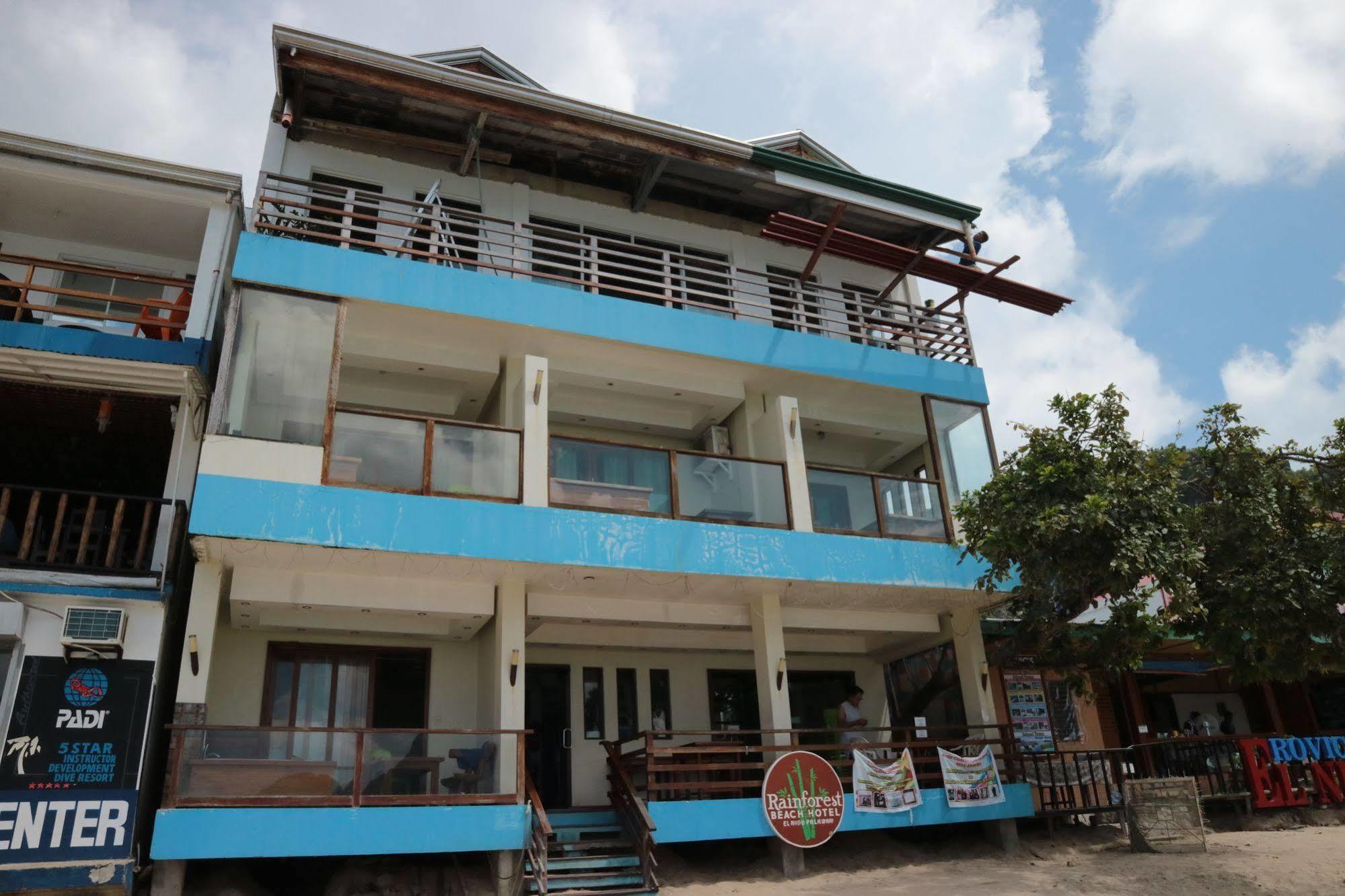 Rainforest Beach Hotel El Nido Bagian luar foto